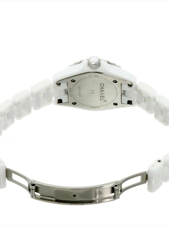 Chanel 29 mm Watch Diamond White Shell Ceramic Quartz main image 4